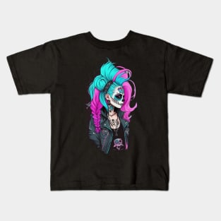 horror cute girl Kids T-Shirt